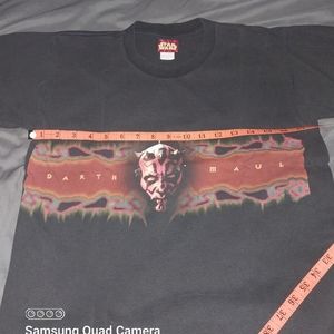 Vintage darth maul tshirt 1990's large